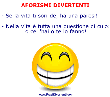 Aforismi divertenti